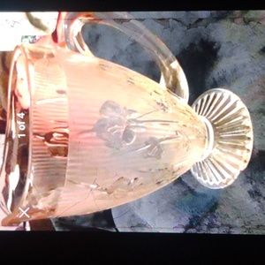 Vintage glass pitcher